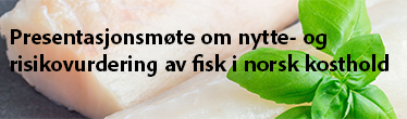 Presentasjonsmøte om nytte- og risikovurdering av fisk i norsk kosthold